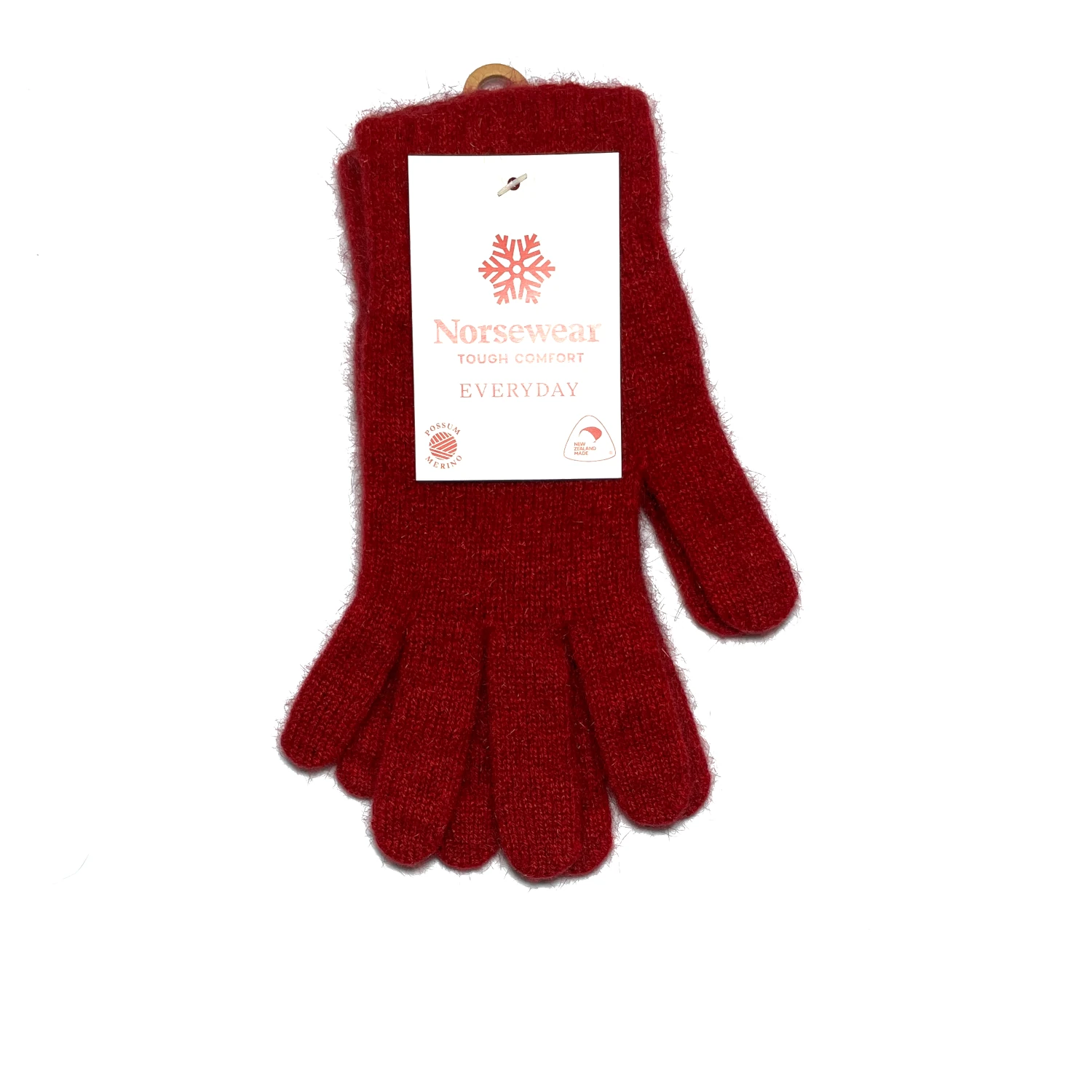 norsewear possum merino glove berry 1