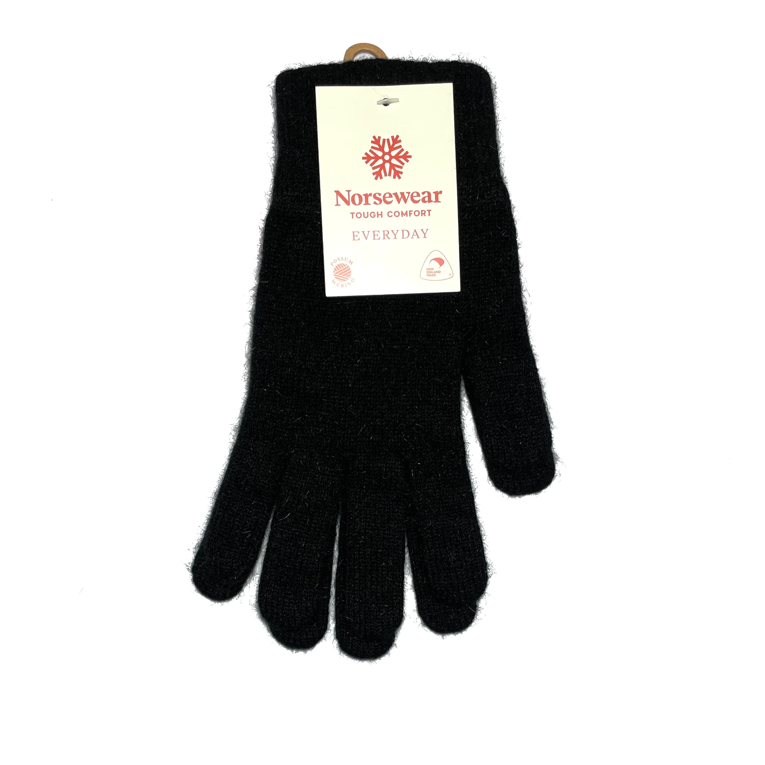 norsewear possum merino glove black 1
