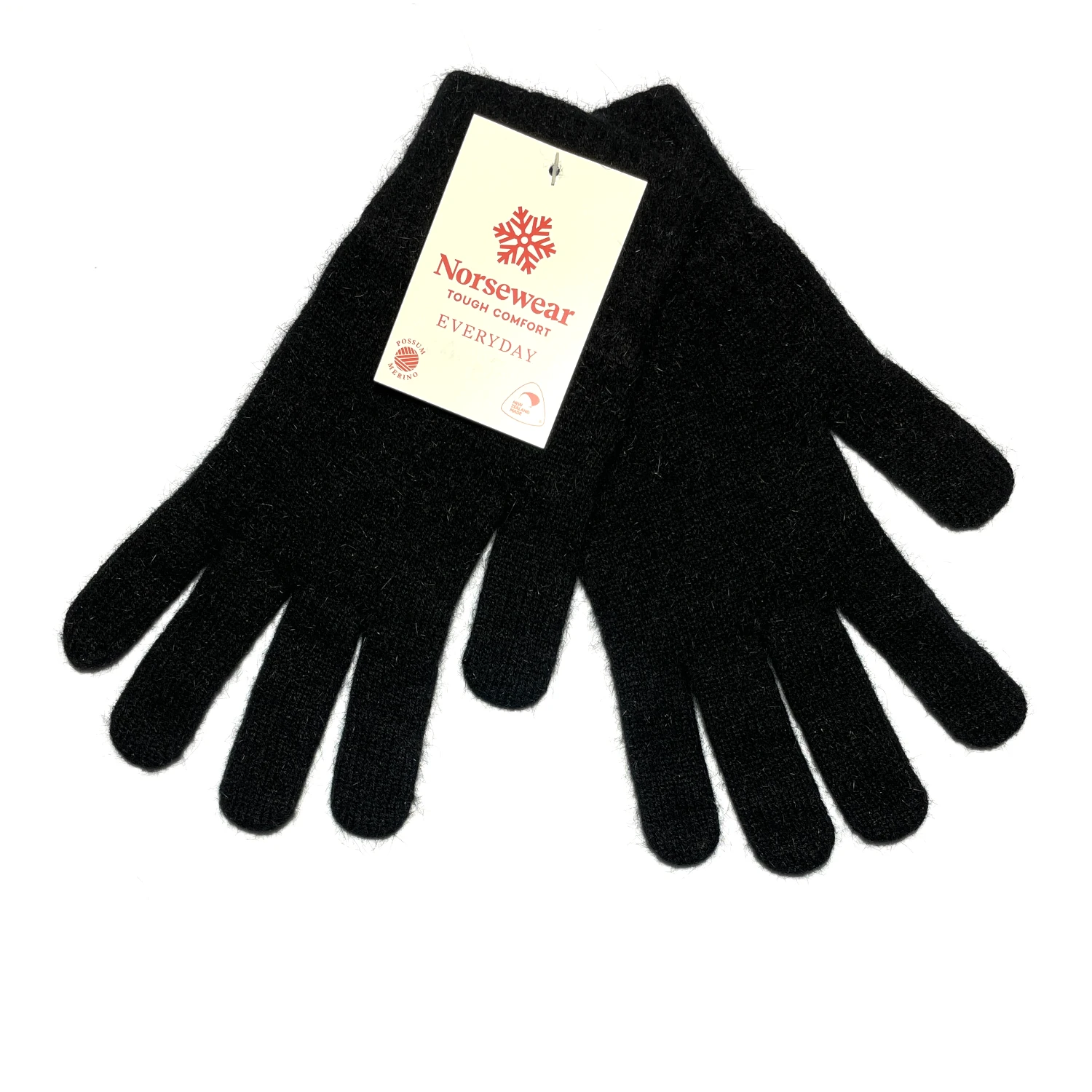 norsewear possum merino glove black 2