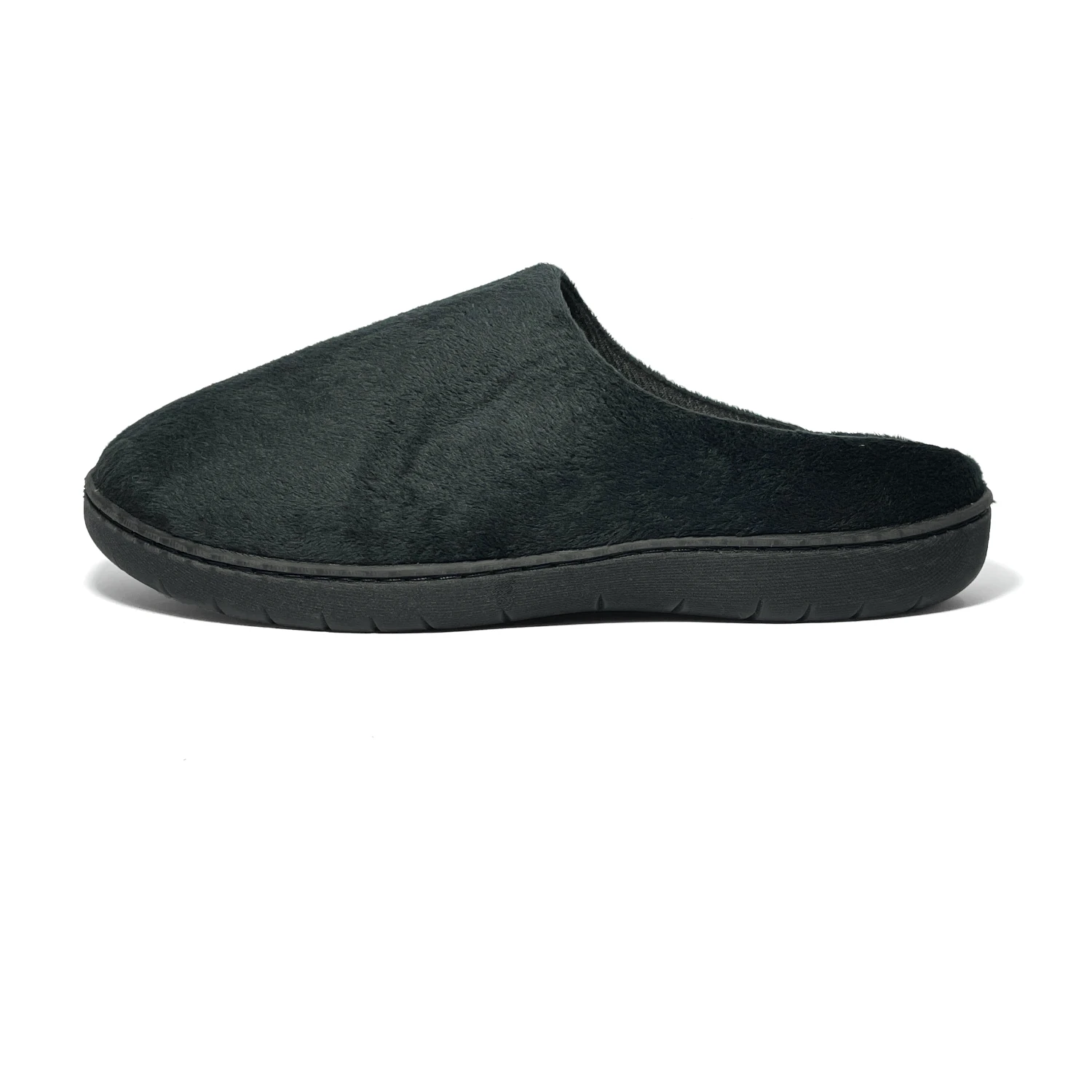 retts ladies half slipper black 2