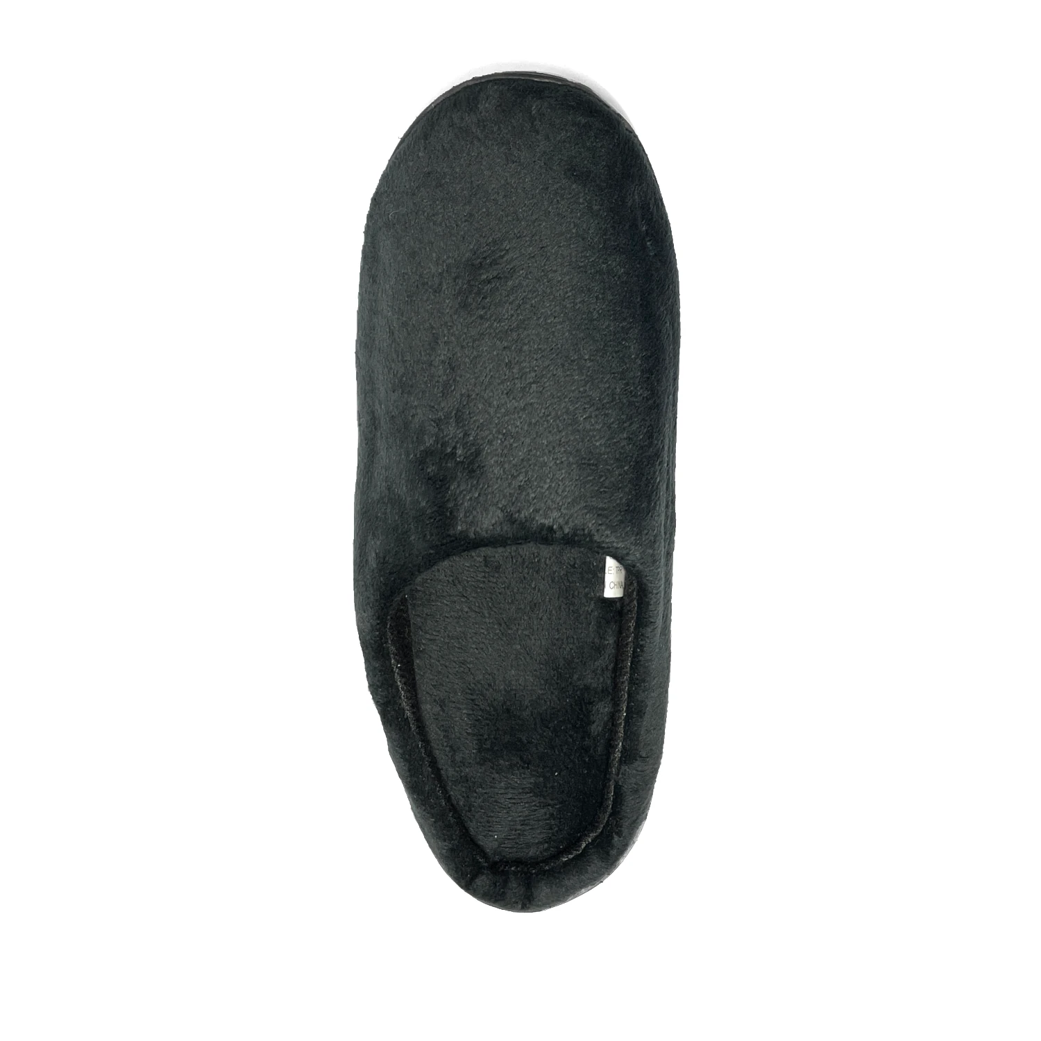 retts ladies half slipper black 6
