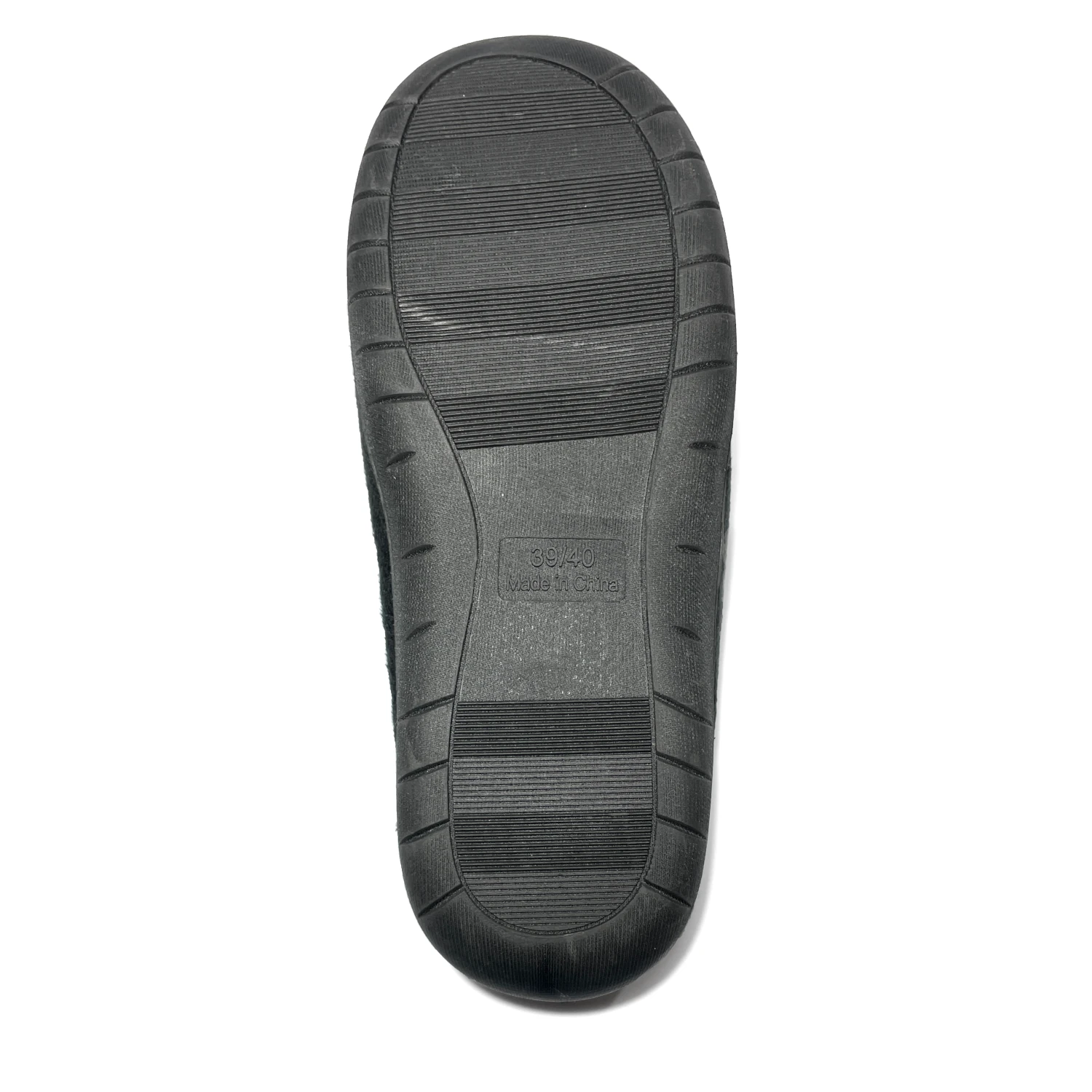 retts ladies half slipper black 7