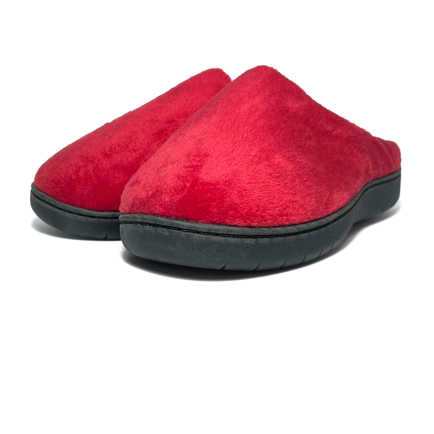 retts ladies half slipper red 1