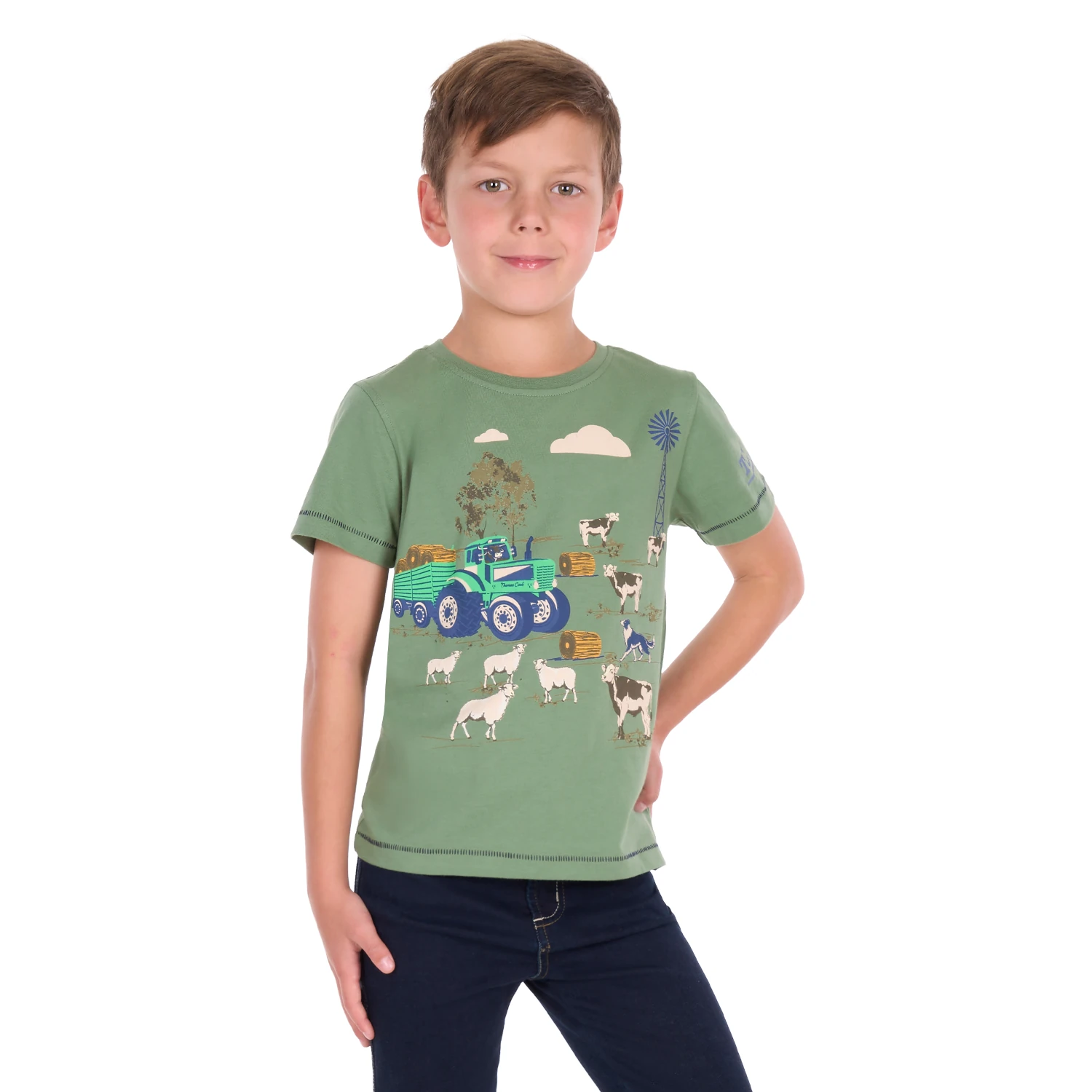 thomas cook boys joey tee light green 1