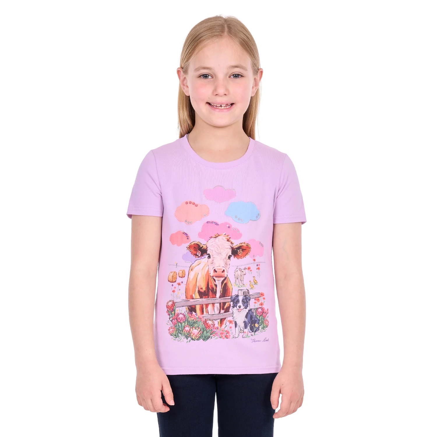 thomas cook girls selina tee lilac 2
