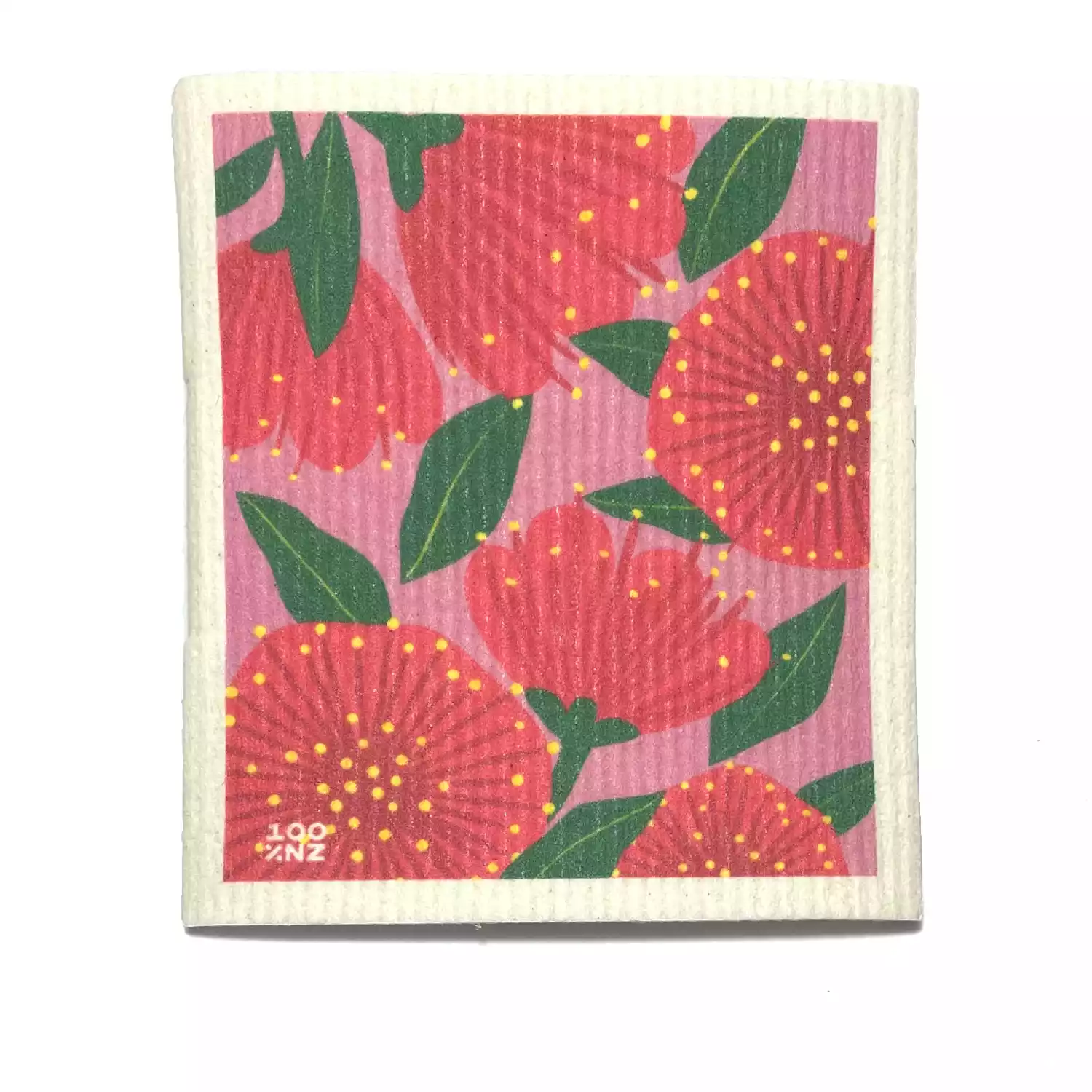 100%nz pack of 3 swedish dishcloths bright botanicals 1