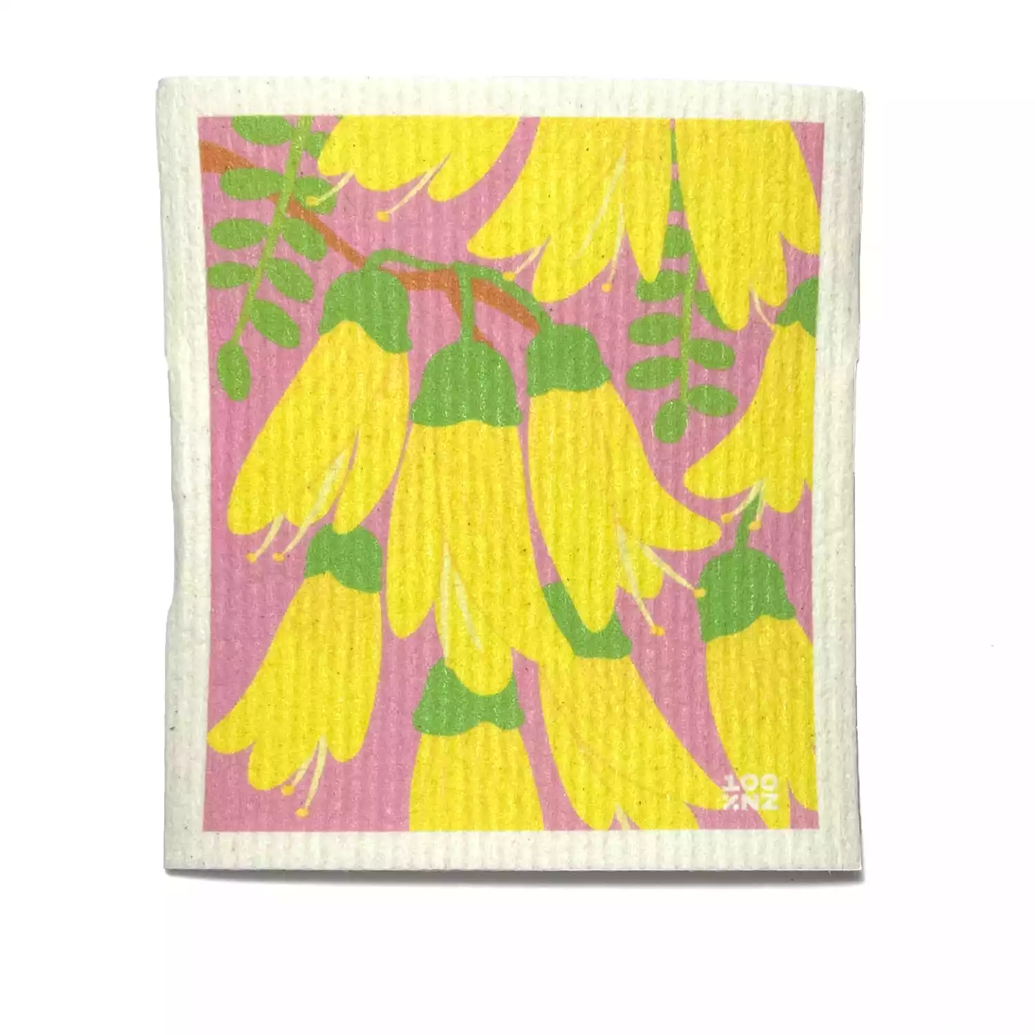 100%nz pack of 3 swedish dishcloths bright botanicals 3