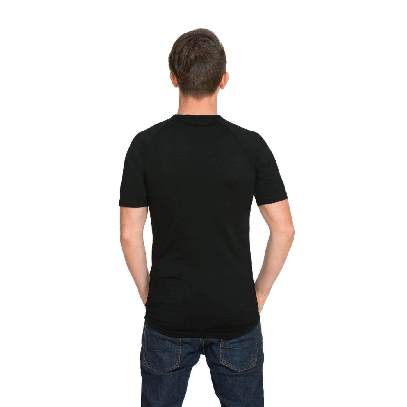 brass monkeys short sleeve v neck black bmv003 3