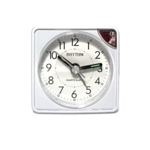 cre211nr03 rhythm alarm clock white 1