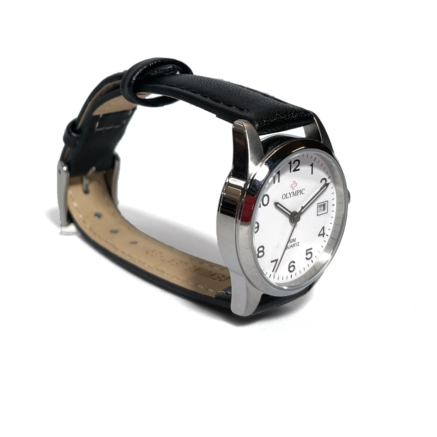 everyday series large ladies steel black leather 3