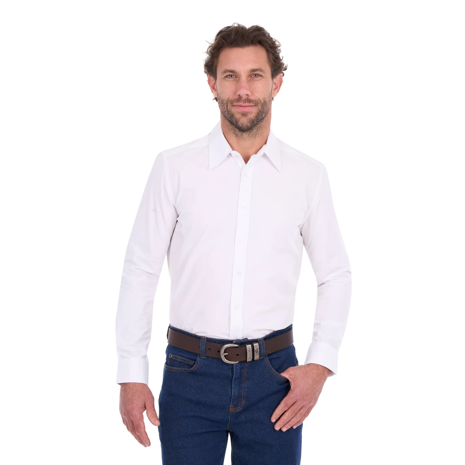hard slog harper long sleeve shirt white 1
