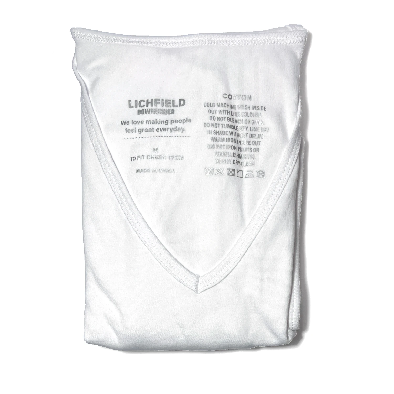 lichfield downunder base layer t shirt white 2