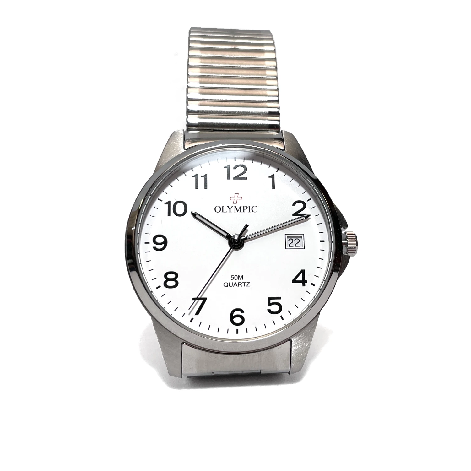 olympic gents expander watch steel 1