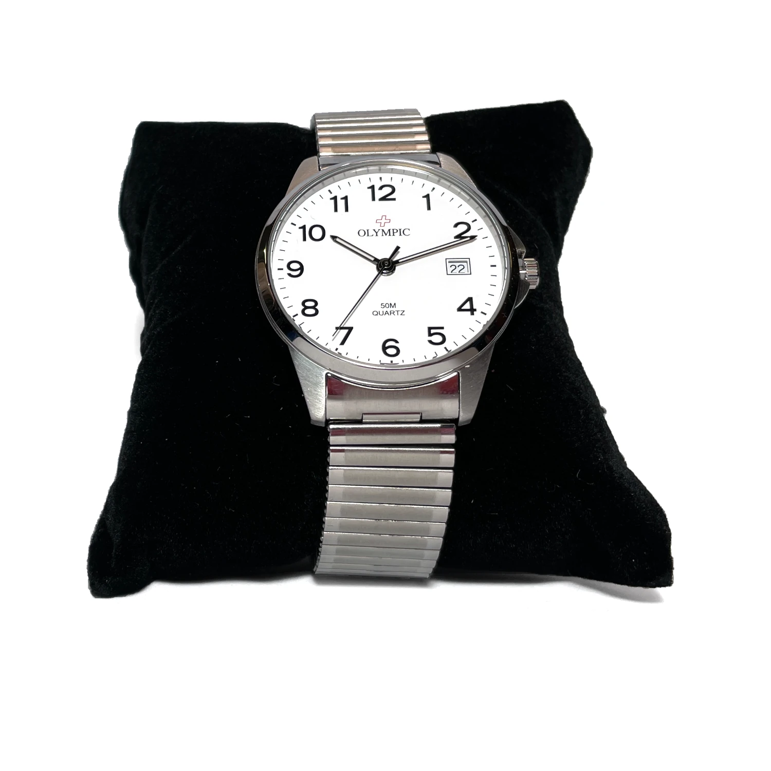 olympic gents expander watch steel 2