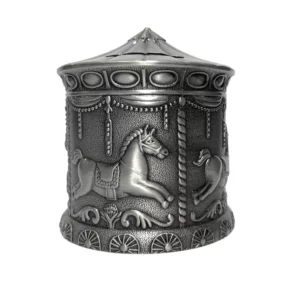 pewter carousel moneybox 1